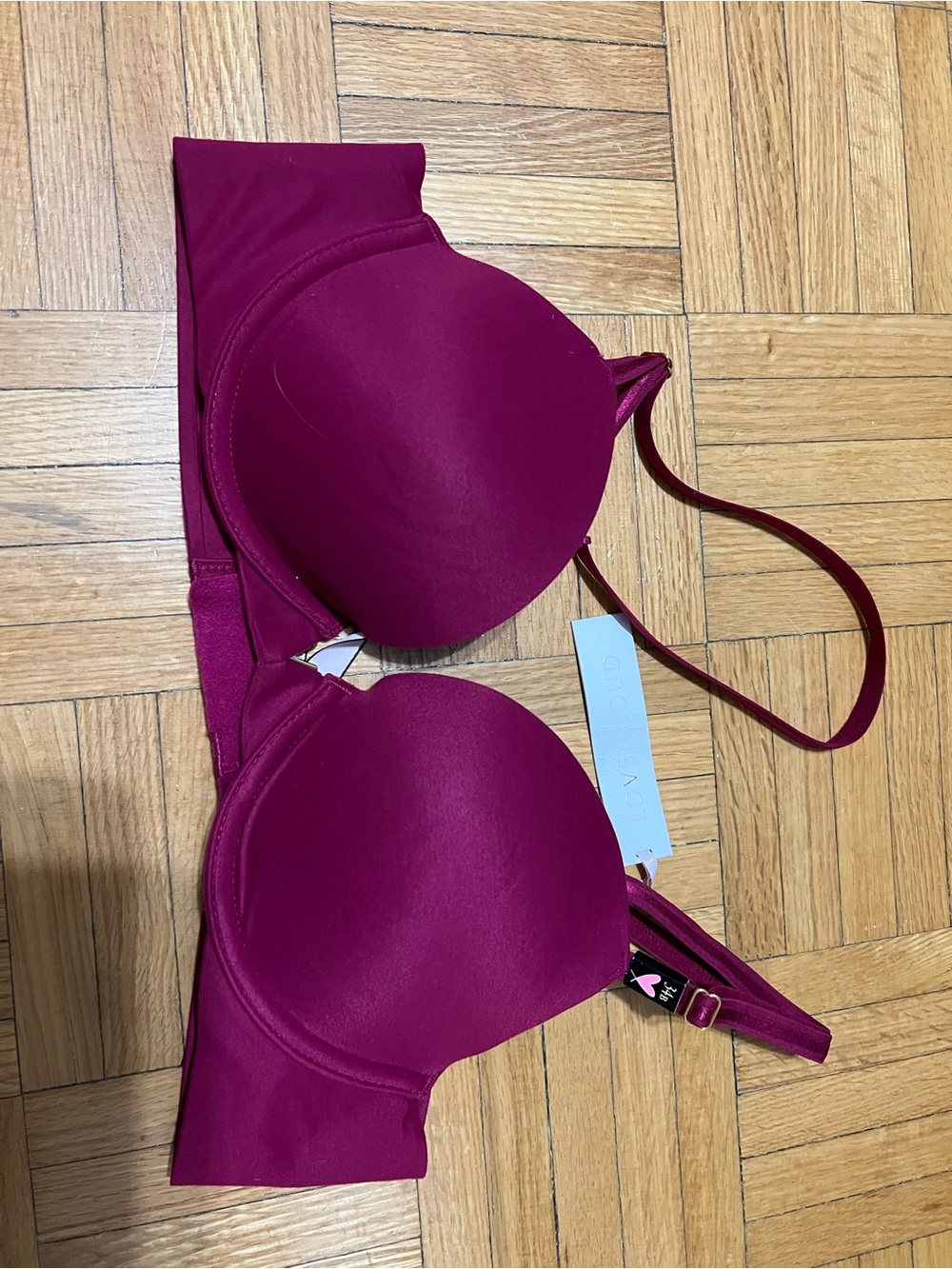 Victoria's Secret Padded T-Shirt Bra - Magenta